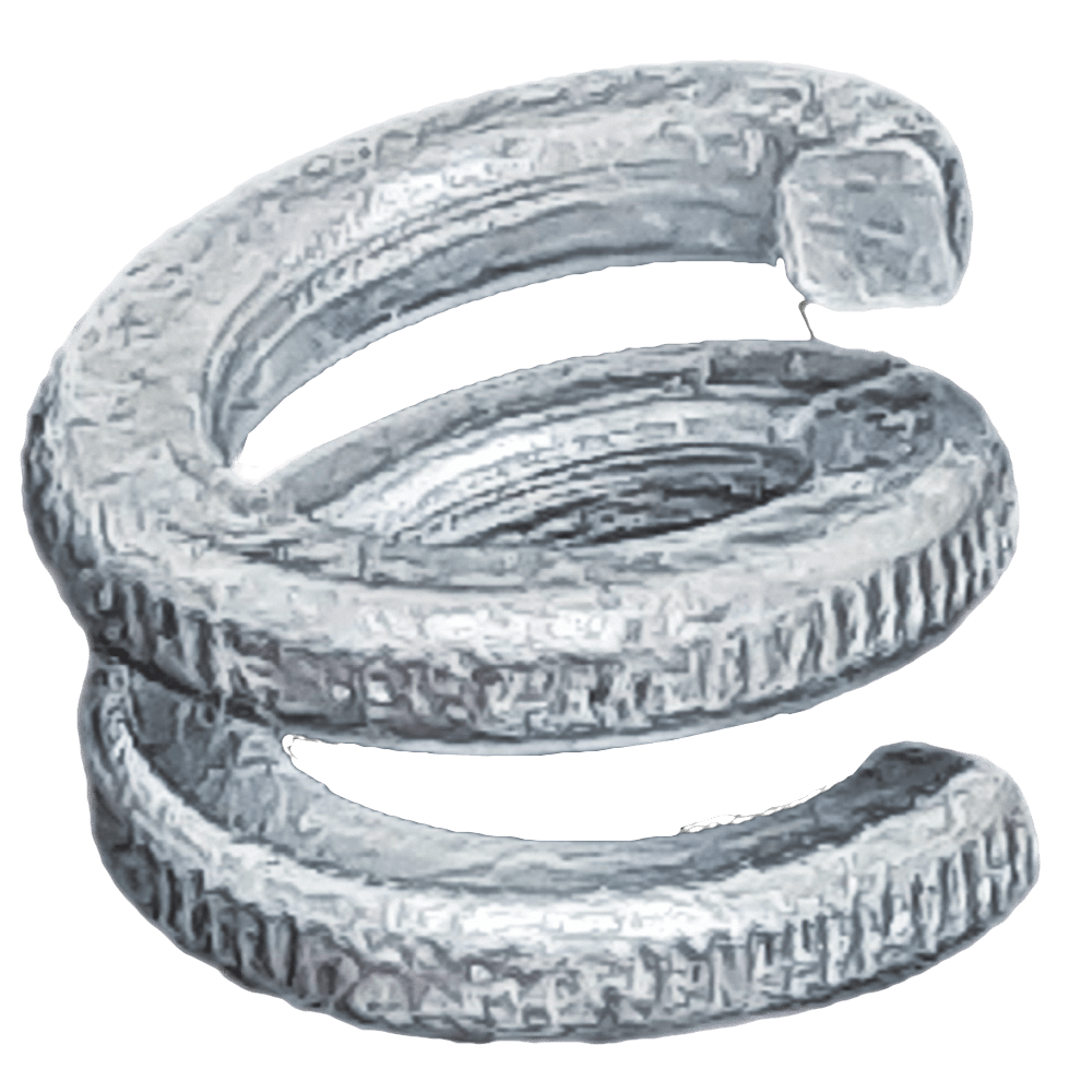  3/4 Double Coil Spring Lock Washer HDG